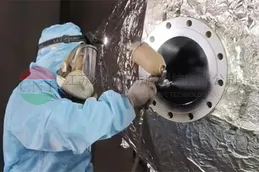 设备进入喷涂区前风淋