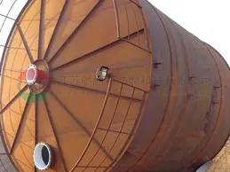 550m³储罐现场衬PTFE