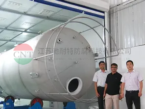 内衬背带玻璃纤维布PTFE（20m³半导体级氨水贮罐）