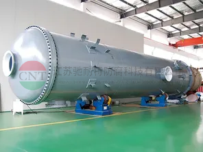 内衬四氟(中2600mmx18000mm分析纯硫酸塔)