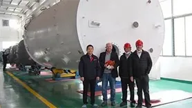 英国某电子级磷酸公司领导来考察