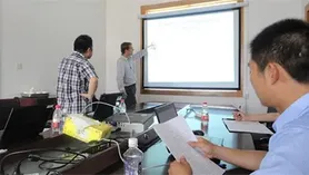 美国应用材料客户来我公司考察