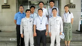 日本大金公司总部参观研发部